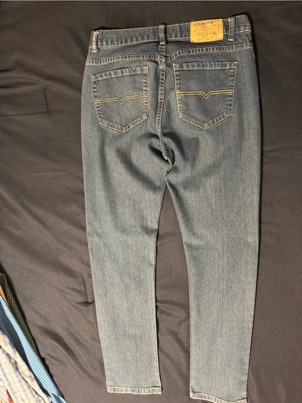 Men's Faded Blue Slim Jeans